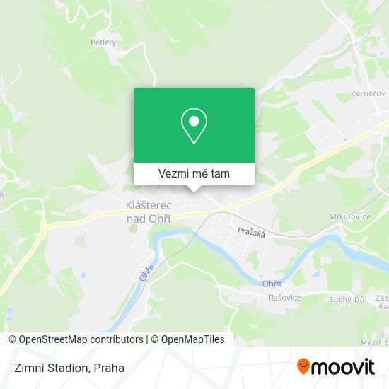 Zimní Stadion mapa