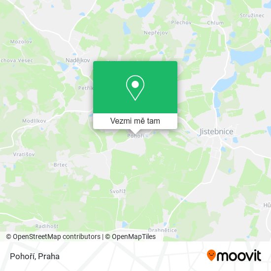Pohoří mapa