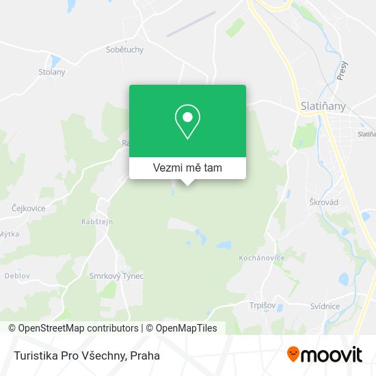 Turistika Pro Všechny mapa