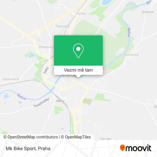 Mk Bike Sport mapa
