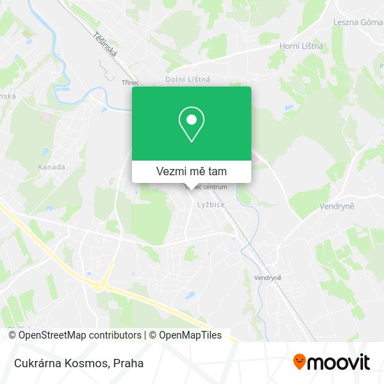 Cukrárna Kosmos mapa
