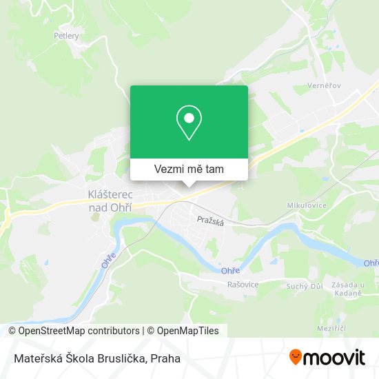 Mateřská Škola Bruslička mapa