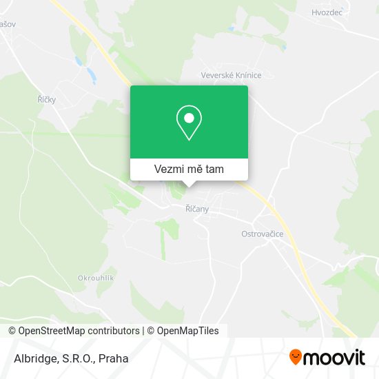 Albridge, S.R.O. mapa