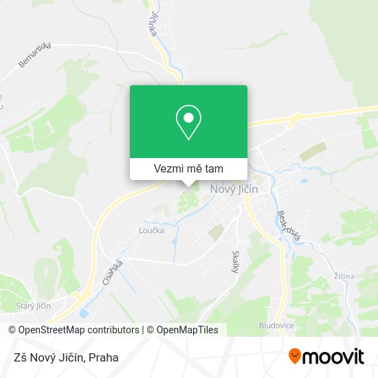 Zš Nový Jičín mapa