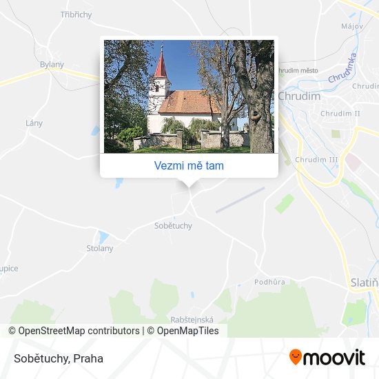 Sobětuchy mapa