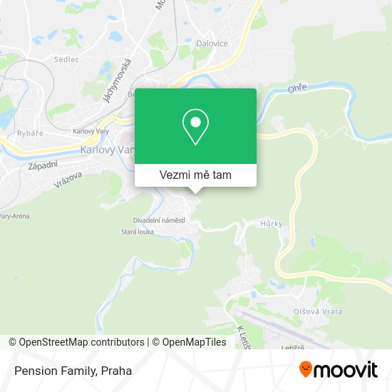 Pension Family mapa