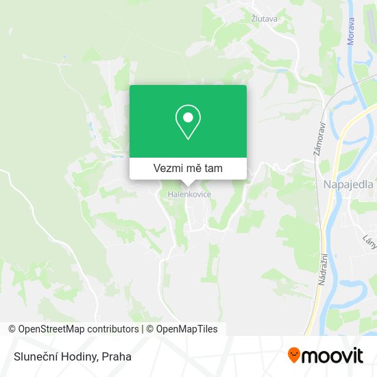 Sluneční Hodiny mapa