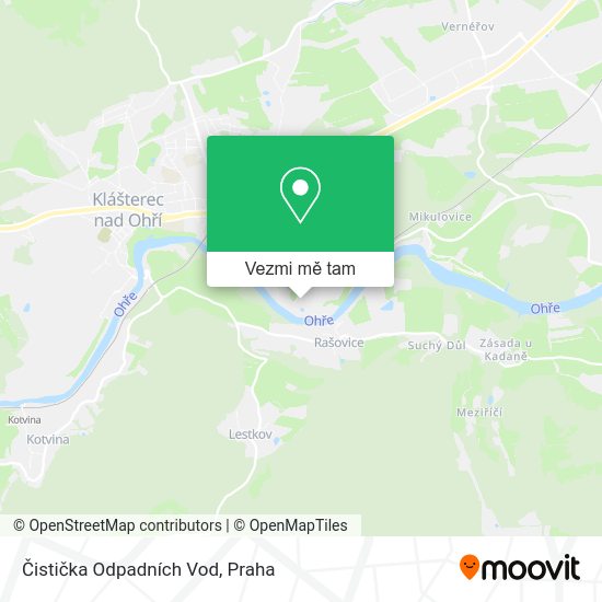 Čistička Odpadních Vod mapa