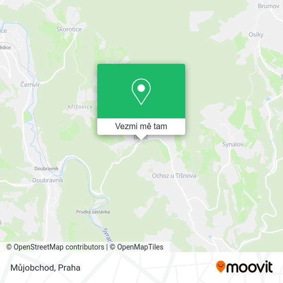 Můjobchod mapa