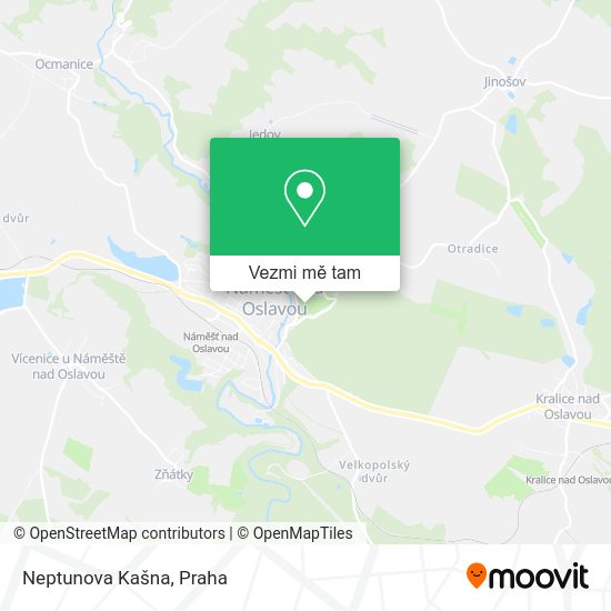 Neptunova Kašna mapa