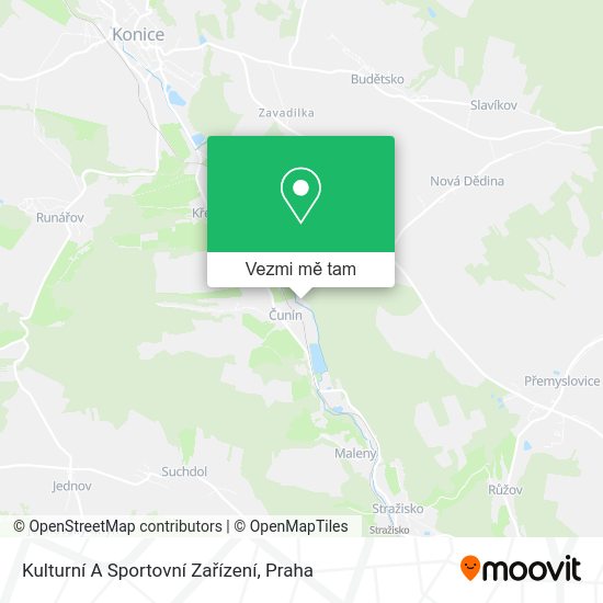 Kulturní A Sportovní Zařízení mapa