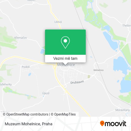 Muzeum Mohelnice mapa