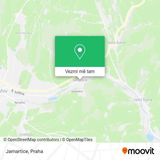 Jamartice mapa