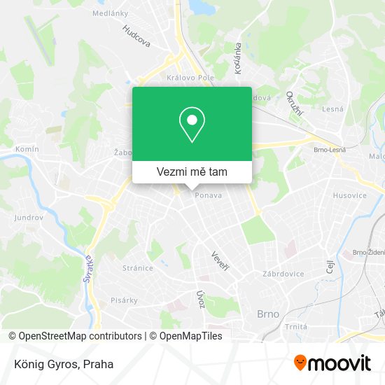 König Gyros mapa
