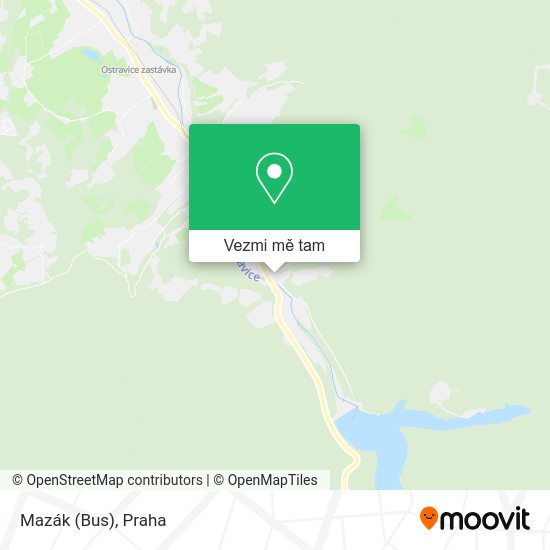 Mazák (Bus) mapa