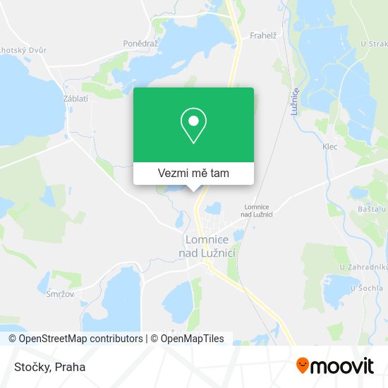 Stočky mapa