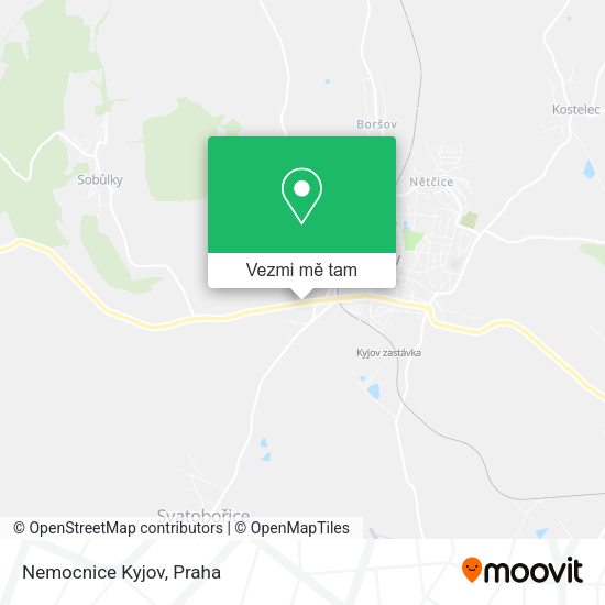 Nemocnice Kyjov mapa