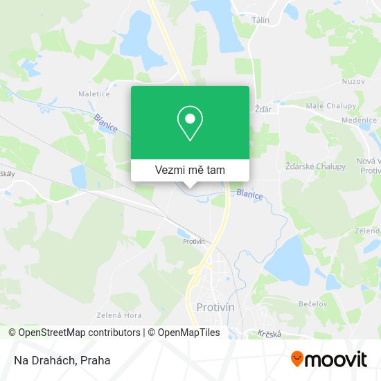 Na Drahách mapa