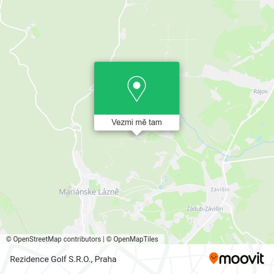 Rezidence Golf S.R.O. mapa