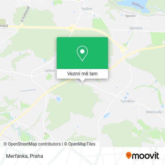 Merfánka mapa