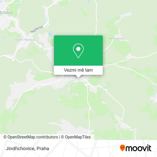 Jindřichovice mapa