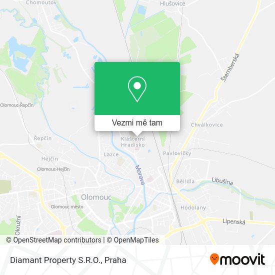 Diamant Property S.R.O. mapa