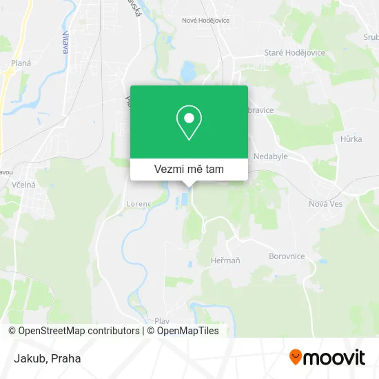 Jakub mapa