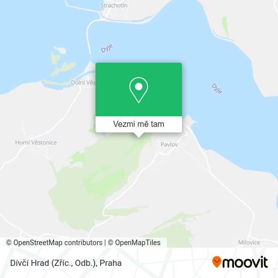 Dívčí Hrad (Zříc., Odb.) mapa