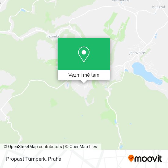 Propast Tumperk mapa