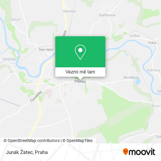 Junák Žatec mapa