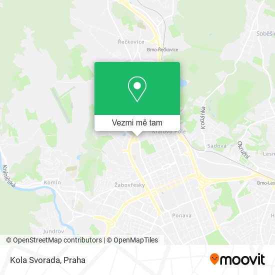 Kola Svorada mapa