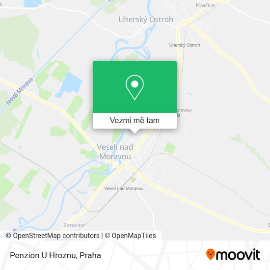 Penzion U Hroznu mapa