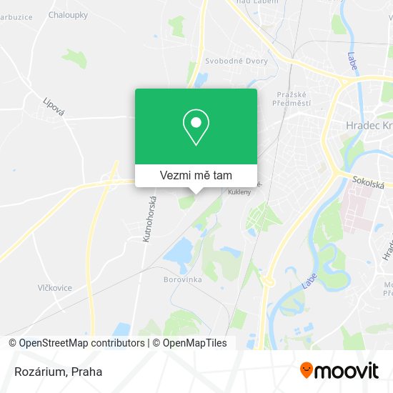 Rozárium mapa