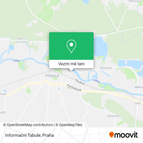 Informační Tabule mapa