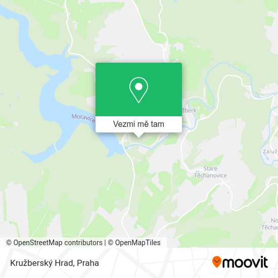 Kružberský Hrad mapa