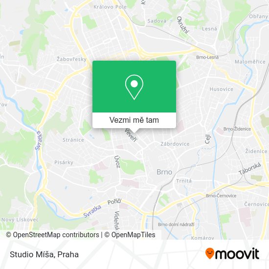Studio Míša mapa