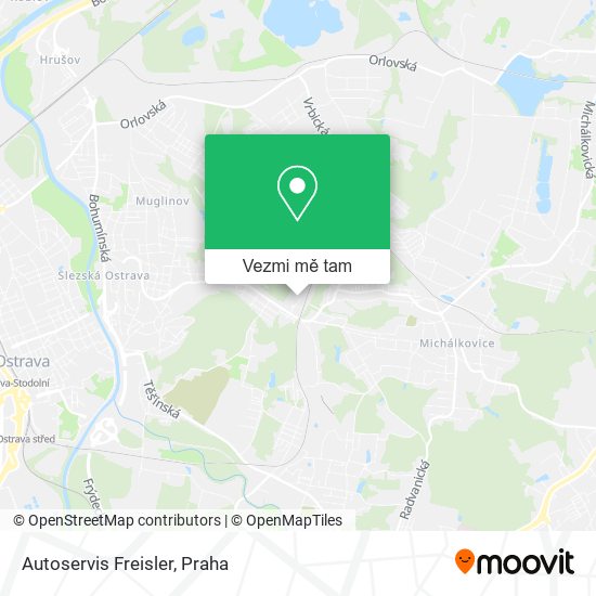 Autoservis Freisler mapa