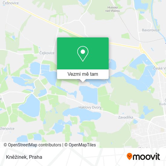 Kněžínek mapa
