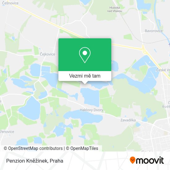 Penzion Kněžínek mapa