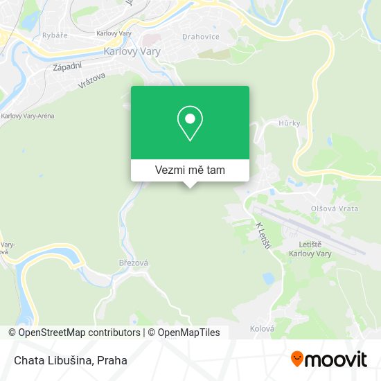 Chata Libušina mapa