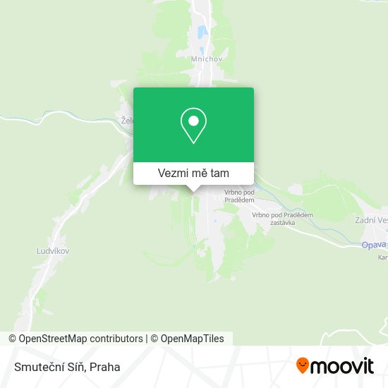Smuteční Síň mapa
