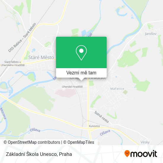 Základní Škola Unesco mapa