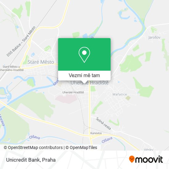 Unicredit Bank mapa