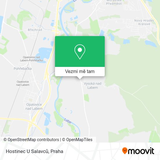 Hostinec U Salavců mapa