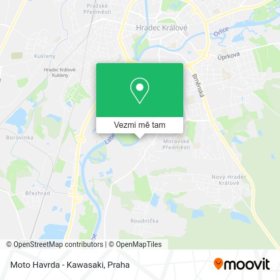 Moto Havrda - Kawasaki mapa
