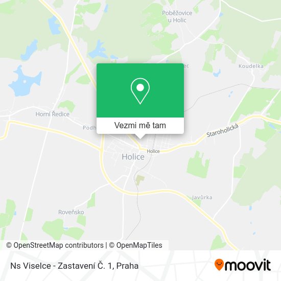 Ns Viselce - Zastavení Č. 1 mapa