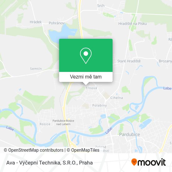Ava - Výčepní Technika, S.R.O. mapa