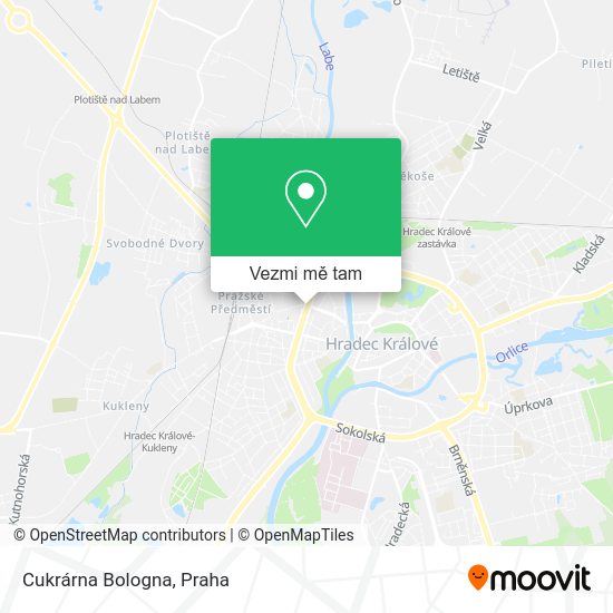 Cukrárna Bologna mapa