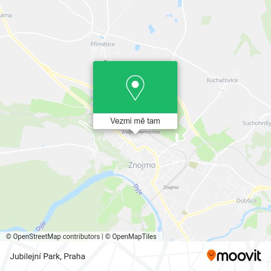 Jubilejní Park mapa