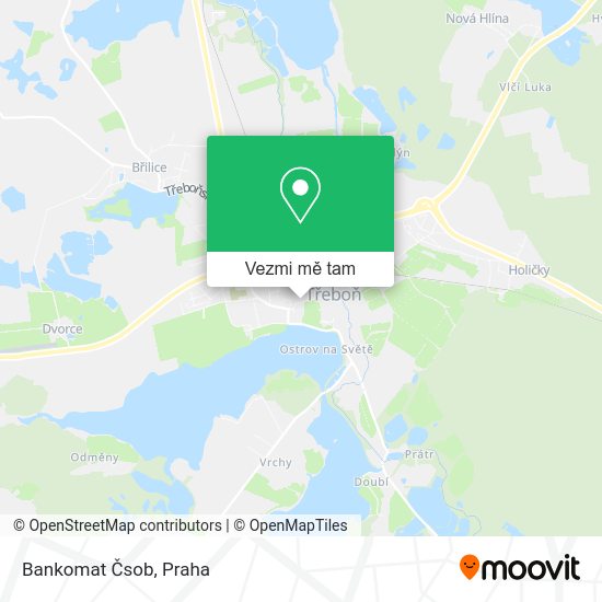 Bankomat Čsob mapa
